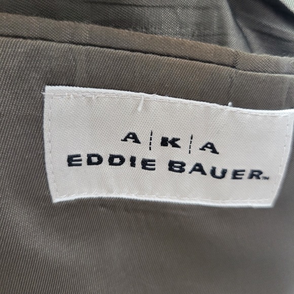 Eddie Bauer Men's Sport Coat Blazer Three Button‎ Brown Herringbone Wool 46L - Picture 16 of 16